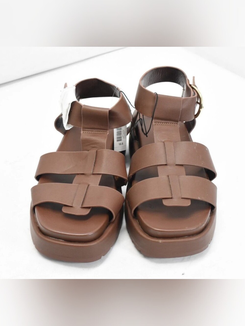 TORRID Brown Strappy Platform Sandal NEW WITH TAGS 10.5 ww